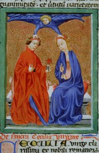 Pani Gen 1111 Strona z Legenda Aurea, Brugia, ok. 1400-10 autorstwa Flemish School