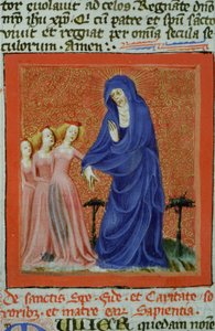 Pani Gen 1111 Strona z Legenda Aurea, Brugia, ok. 1400-10 autorstwa Flemish School