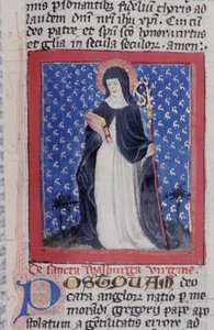 Pani Gen 1111 Strona z Legenda Aurea, Brugia, ok. 1400-10 autorstwa Flemish School