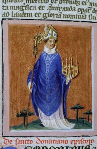 Pani Gen 1111 Strona z Legenda Aurea, Brugia, ok. 1400-10 autorstwa Flemish School