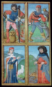 Pani Hunter 9 f.6r Rycerze i Szlachcice, z De Medina Fen I.II, autorstwa Avicenna (980-1037) autorstwa Flemish School