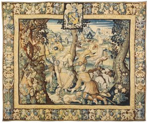 Gobelin mitologiczny, 1600-50 autorstwa Flemish School