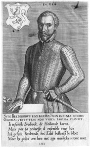 Portret hrabiego Henryka z Brederode (1531-68) 1566 autorstwa Flemish School