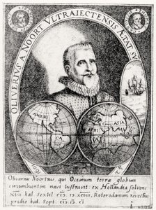 Portret Olivera Noorta (1558-1627) w wieku 42 autorstwa Flemish School