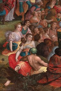 Głoszenie Jana na pustyni autorstwa Flemish School