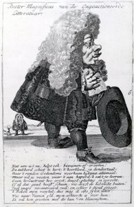 Rektor Magnificus, 1668 r autorstwa Flemish School