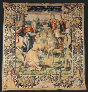 Historia Hannibala, ok. 1570 r. (gobelin) autorstwa Flemish School