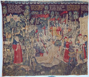 Historia Jourdaina de Blaye, warsztat Arras autorstwa Flemish School