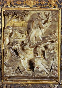 Noc w Getsemani ... (alabaster) autorstwa Flemish School