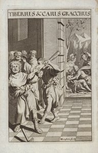 Tyberiusz i Kajusz Grakchus autorstwa Flemish School