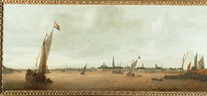 Widok na Antwerpię, Belgia ... autorstwa Flemish School