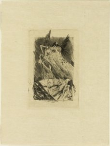 Frontyspis do martwych pocałunków autorstwa Félicien Rops