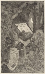 Gaspard nocy autorstwa Félicien Rops
