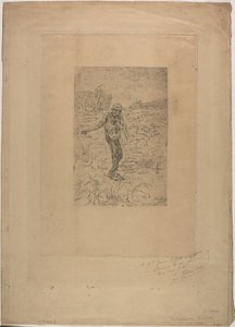 Zaproszenie na koncert autorstwa Félicien Rops