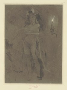 Zemsta kobiety autorstwa Félicien Rops