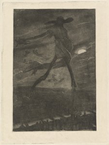Szatan sieje tare autorstwa Félicien Rops