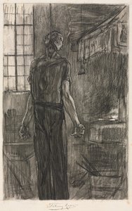 Wisielec w kuźni autorstwa Félicien Rops