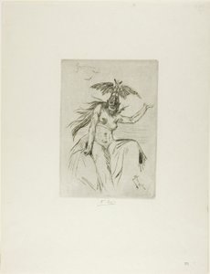 Wojownik autorstwa Félicien Rops