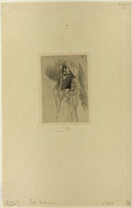 Młoda Bretońska Kobieta autorstwa Félicien Rops
