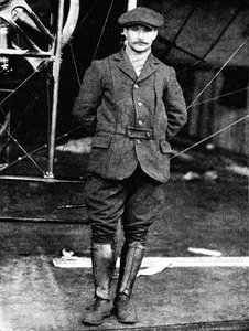 Henri Salmet, wielki pilot Bleriota, w Hendon, Londyn, 1912 1933.
