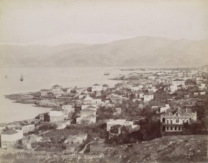 Bejrut. Widziane z American College, ca. 1870. autorstwa Félix Bonfils