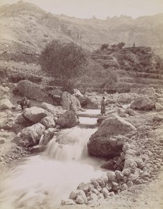 Cours du Kadisha, Monte Lizbona, lata 60.-80., druk. 1870. autorstwa Félix Bonfils