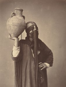 Przewoźnik wody w Kairze, ok. 1930 r. 1870. autorstwa Félix Bonfils