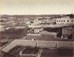 Widok na miasto Hajfa, Izrael autorstwa Félix Bonfils