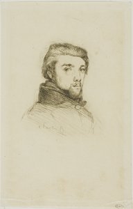 Portret Fantin-Latour autorstwa Félix Henri Bracquemond