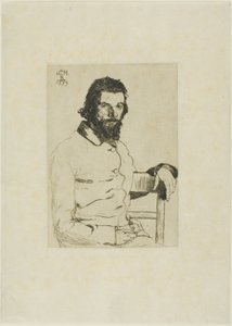 Portret Meryona autorstwa Félix Henri Bracquemond
