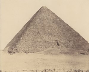 Nekropolia Dżizeha w Memfis, Piramida Cheopsa Wielka Piramida, 1851-52, wydrukowana 1853-54.