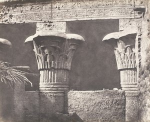 Esneh Latopolis, Construction Ensablée - Architrave, Futs, et Chapit..., 1851-52, druk 1853-54. autorstwa Félix Teynard