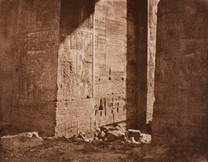 Pierwszy pylon - francuski napis wyryty na wschodnim strzelnicy w punkcie H, wyspa Fila (Philae)