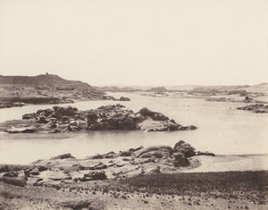 Pierwsza katarakta, widok ogólny z południowego punktu Il..., 1851-52, druk 1853-54.