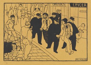 Au Violon Off to the dzban, 1893. autorstwa Félix Vallotton
