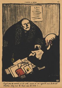 Zbrodnie i kara II, 759: Pytanie brzmi, nie czy... autorstwa Félix Vallotton