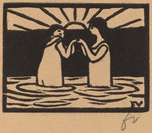 Zabawa w słońcu (Jeux au soleil) autorstwa Félix Vallotton