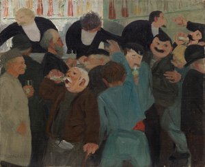 Bistro autorstwa Félix Vallotton