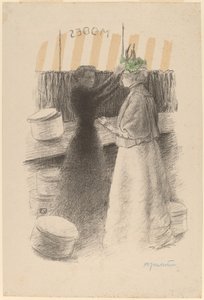 Zielony kapelusz autorstwa Félix Vallotton