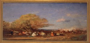 W pobliżu Algieru, ok. 1859 (olej na drewnie) autorstwa Félix Ziem