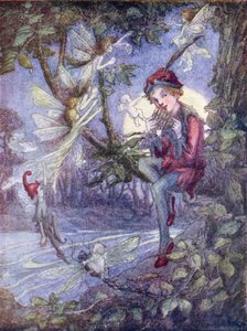 Piotruś Pan (kolorowa litografia)