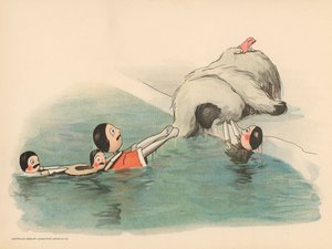 Ilustracja do Golliwoggs Polar Adventures