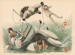 Ilustracja do Golliwoggs Polar Adventures