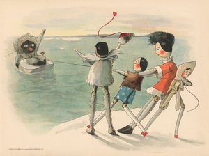 Ilustracja do Golliwoggs Polar Adventures