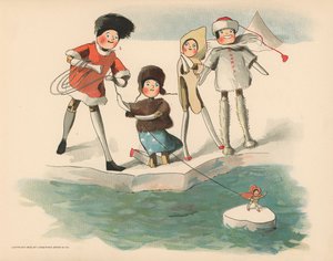 Ilustracja do Golliwoggs Polar Adventures
