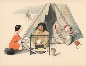Ilustracja do Golliwoggs Polar Adventures