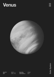 Venus: Minimal Planets Datas, 2023 (wersja cyfrowa) autorstwa Florent Bodart