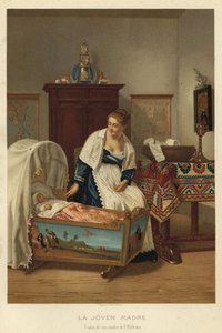 Młoda Matka (chromolitho)