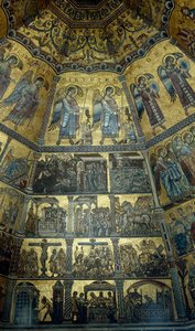 Mozaika na sklepieniu baptysterium św. Jana we Florencji (mozaika) autorstwa Florentine School