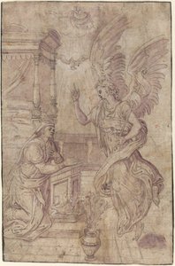 Zwiastowanie autorstwa Follower of Frans Floris I
